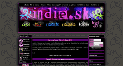 Desktop Screenshot of indie.sk