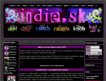 Tablet Screenshot of indie.sk